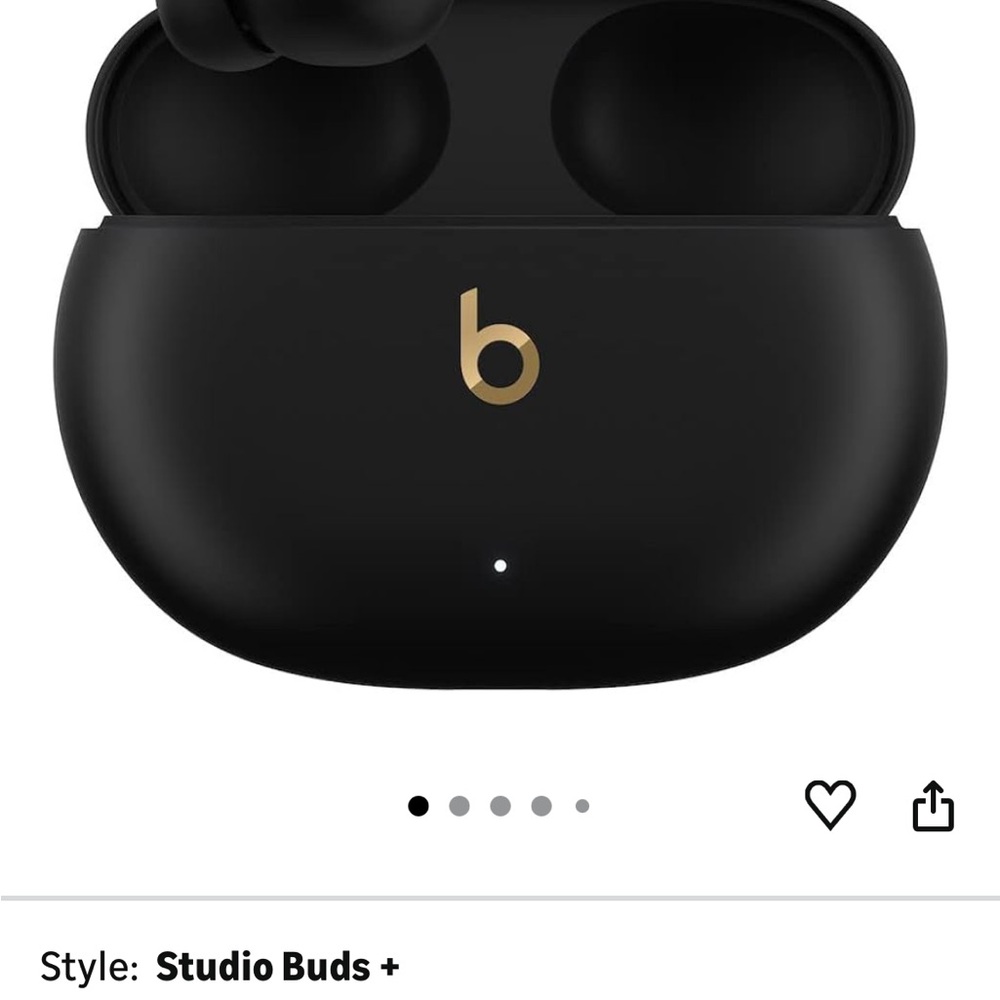 NEW Bose Black and Gold Earbud Headphones. Still in box!